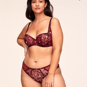 Adore Me Rosa Unlined Set 38DD/L NWT